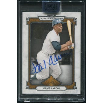 2018 Topps Archives Signature Series Baseball #80 Hank Aaron 2014 Museum Collection Auto #1/1