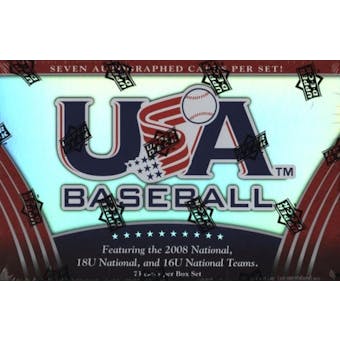 2009 Upper Deck USA Baseball National Teams Hobby Set (Box)