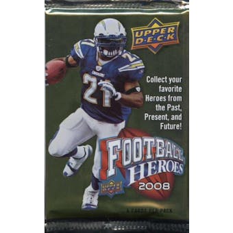 2008 Upper Deck Heroes Football Retail 24-Pack Lot