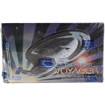 Star Trek: Voyager Series One Box (1995 Skybox) (Damaged)