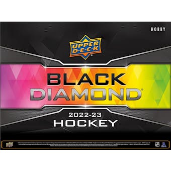2022/23 Upper Deck Black Diamond Hockey Hobby 10-Box Case (Presell)