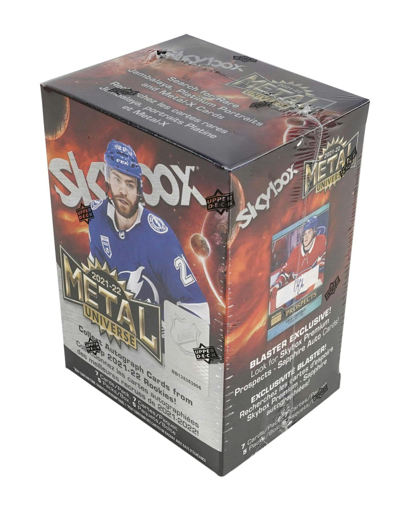 2021-22 Upper Deck Skybox Metal Universe Hockey Blaster Box 