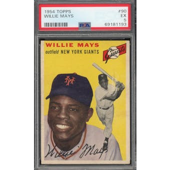 1954 Topps #90 Willie Mays PSA 5 *1193 (Reed Buy)