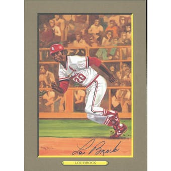 Lou Brock Autographed Perez Steele Great Moments PSA/DNA AC60760 (Reed Buy)