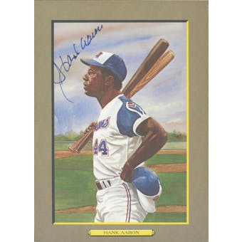 Hank Aaron Autographed Perez Steele Great Moments PSA/DNA Z17608 (Reed Buy)
