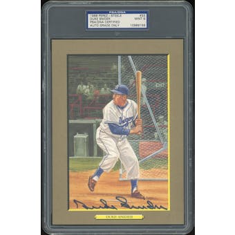 Duke Snider Autographed Perez Steele Great Moments PSA/DNA Auto 9 *9159 (Reed Buy)