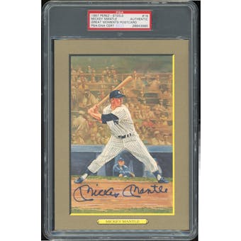 Mickey Mantle Autographed Perez Steele Great Moments PSA/DNA Auto AUTH *3985 (Reed Buy)