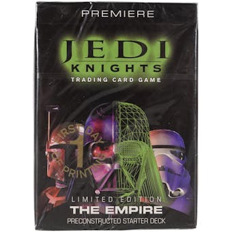 Star Wars TCG Jedi Knights The Empire Starter Deck Sealed First Day of Printing