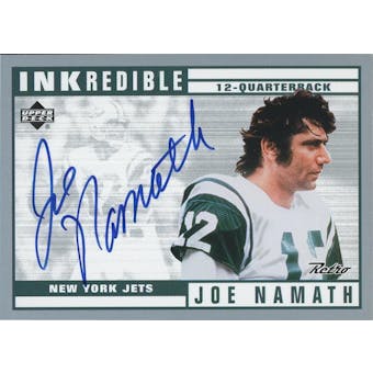 1999 Upper Deck Retro Inkredible #JN Joe Namath (Reed Buy)