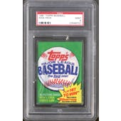 1981 Topps Baseball Wax Pack PSA 9