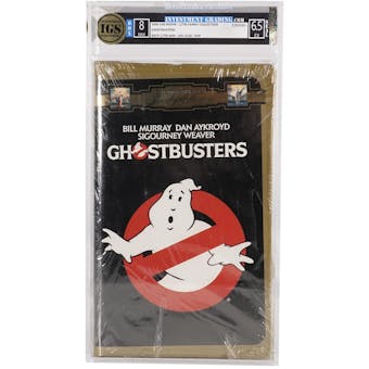 IGS Columbia Tristar Family Collection Ghostbusters VHS Clamshell BOX 8 NM / SEAL 6.5 EX