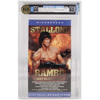 IGS Rambo - First Blood Part II VHS BOX 9.5 GEM / SEAL 10 EPIC