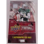 2012 Upper Deck Football Hobby Box (Torn Wrap) (Reed Buy)