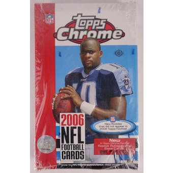2006 Topps Chrome Football Hobby Box (Torn Wrap) (Reed Buy)
