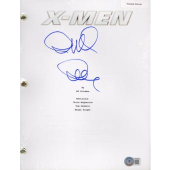 Richard Donner Signed X-Men Full Movie Script Auto Beckett BAS COA