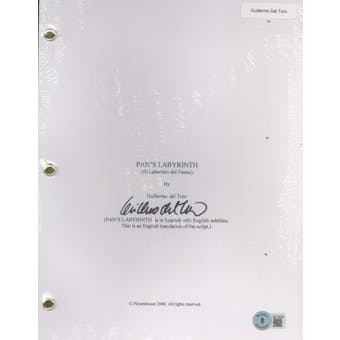 Guillermo Del Toro Signed Pan's Labyrinth Full Movie Script Auto Beckett BAS COA