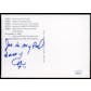 George Foreman Autographed 5x7 Postcard JSA AB84296 (Reed Buy)
