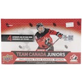 2022/23 Upper Deck Team Canada Juniors Hockey Hobby Box