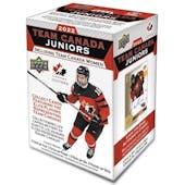 2022/23 Upper Deck Team Canada Juniors Hockey 6-Pack Blaster Box