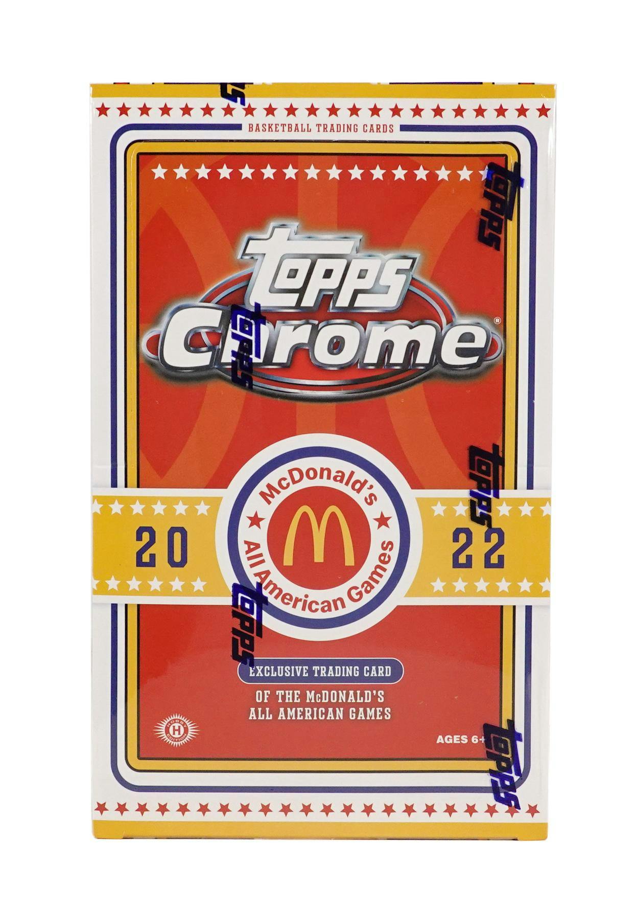 2022 Topps McDonald's All American Chrome Basketball Hobby Box -  Sports-card-zone