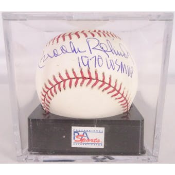 Brooks Robinson Autographed MLB Selig Baseball PSA/DNA 9.5 *3222 (Reed Buy)