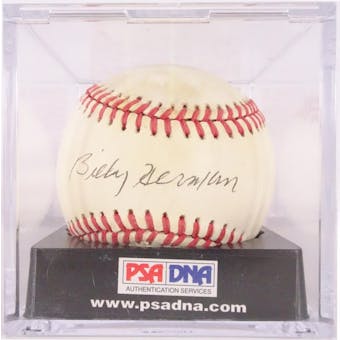 Billy Herman Autographed NL Giamatti Baseball PSA/DNA V23906 (Reed Buy)
