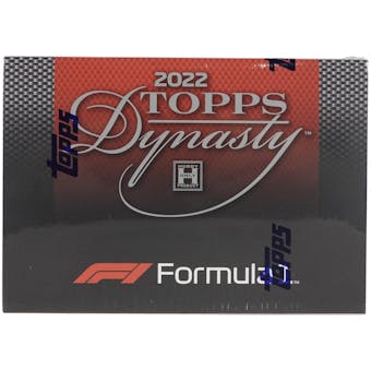 2022 Topps Dynasty F1 Formula 1 Racing Hobby Box