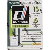 2022/23 Panini Donruss Soccer 6-Pack Blaster Box (Lot of 6)