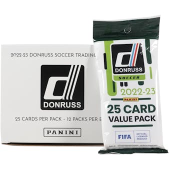 2022/23 Panini Donruss Soccer Jumbo Value 12-Pack Box