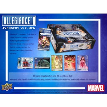 Allegiance: Avengers VS X-Men Hobby Box (Upper Deck 2023) (Presell)