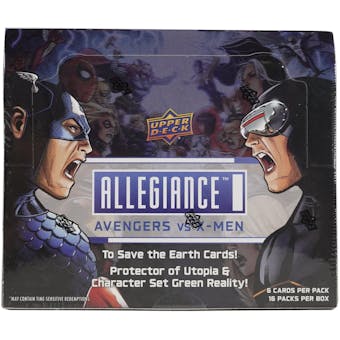 Marvel Allegiance: Avengers VS X-Men Hobby Box (Upper Deck 2023)