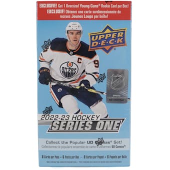 2022/23 Upper Deck Series 1 Hockey 6-Pack Blaster Box (Oversized Young Guns!)