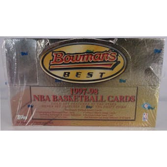 1997/98 Bowman's Best Basketball Hobby Box (Torn Wrap) (Reed Buy)
