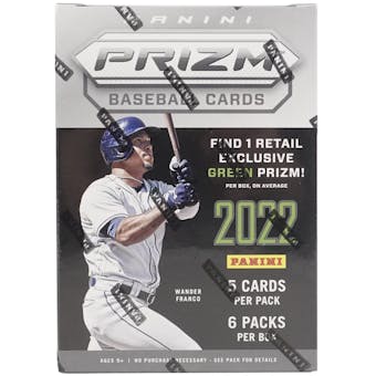 2022 Panini Prizm Baseball 6-Pack Blaster Box
