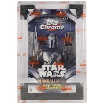 Star Wars The Mandalorian Chrome Beskar Edition Hobby Box (Topps 2022) (Case Fresh)