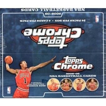 2008/09 Topps Chrome Basketball 24-Pack Box