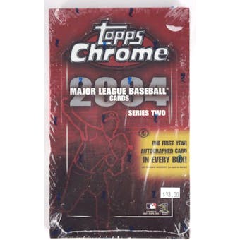 2004 Topps Chrome Series 2 Baseball Hobby Box (Reed Buy)