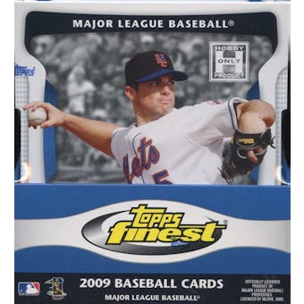 2009 Topps Finest Baseball Hobby Box