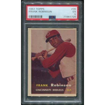 1957 Topps Baseball #35 Frank Robinson Rookie PSA 5 (EX)