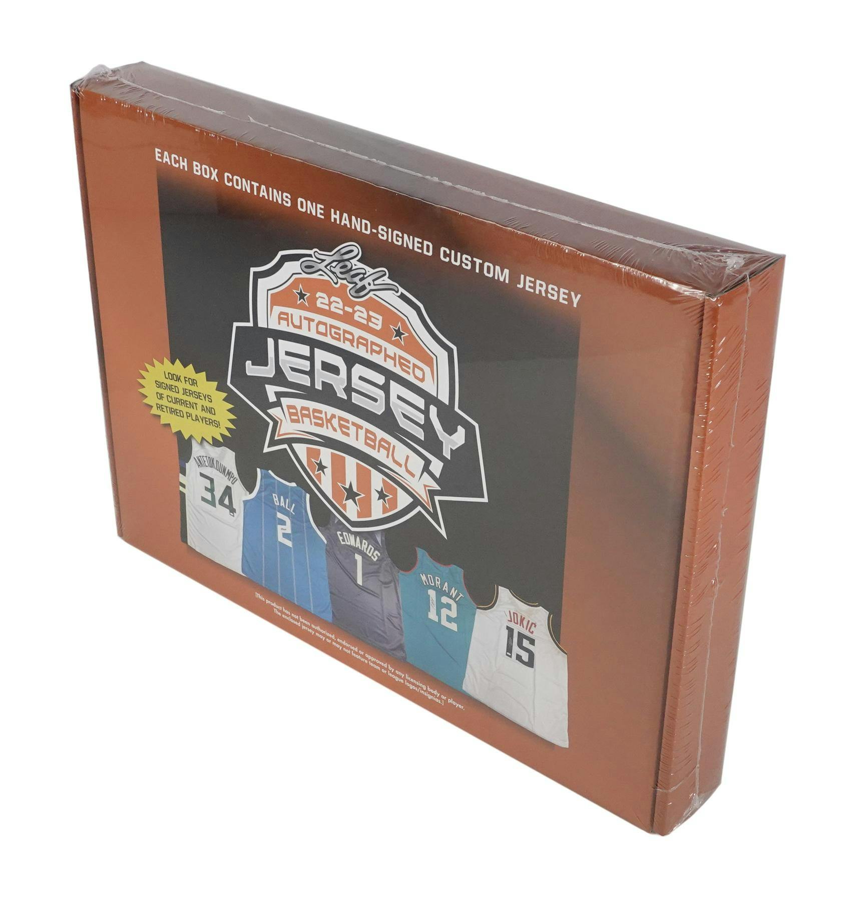 2022 Leaf Autographed Football Jersey Edition Box