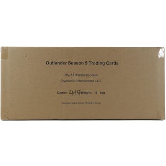 Outlander Season 5 Trading Cards Hobby 12-Box Case (Cryptozoic 2023)