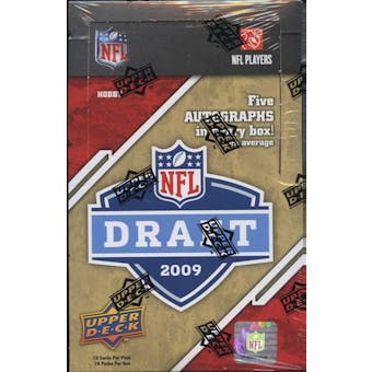 2009 Upper Deck Draft Edition Football Hobby Box