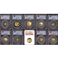 2023 Hit Parade Graded Silver Dollar International GOLD Edition Series 1 Hobby 10-Box Case