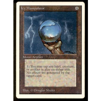 Magic the Gathering Unlimited Icy Manipulator HEAVILY PLAYED (HP)