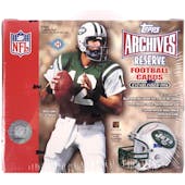2001 Topps Archives Reserve Football Hobby Box (Reed Buy)