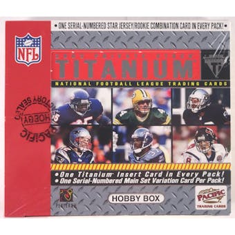 2002 Pacific Private Stock Titanium Football Hobby Box (Reed Buy)