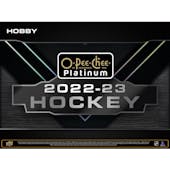2022/23 Upper Deck O-Pee-Chee Platinum Hockey Hobby 8-Box Case (Presell)