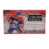 2022/23 Upper Deck O-Pee-Chee Platinum Hockey Hobby Box