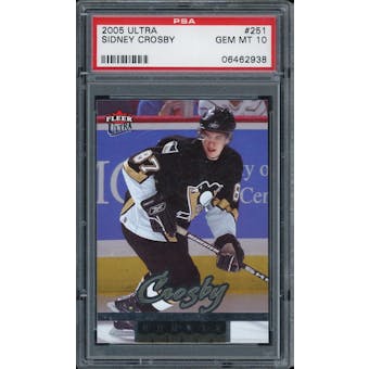 2005/06 Ultra #251 Sidney Crosby RC PSA 10 *2938 (Reed Buy)