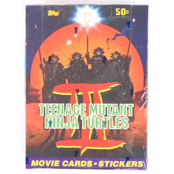 Teenage Mutant Ninja Turtles 3 Wax Box (1992 Topps) (Reed Buy)